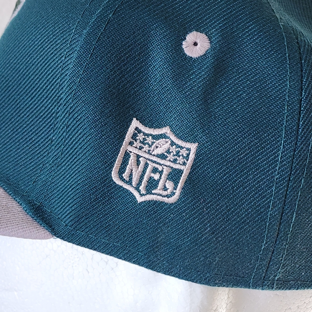 Y2K Leader Of Generation Apparel Philadelphia Eagles Green and Gray Snapback Cap - Picture 10 of 15